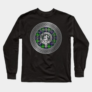 Clan Farquharson Crest & Tartan Knot Long Sleeve T-Shirt